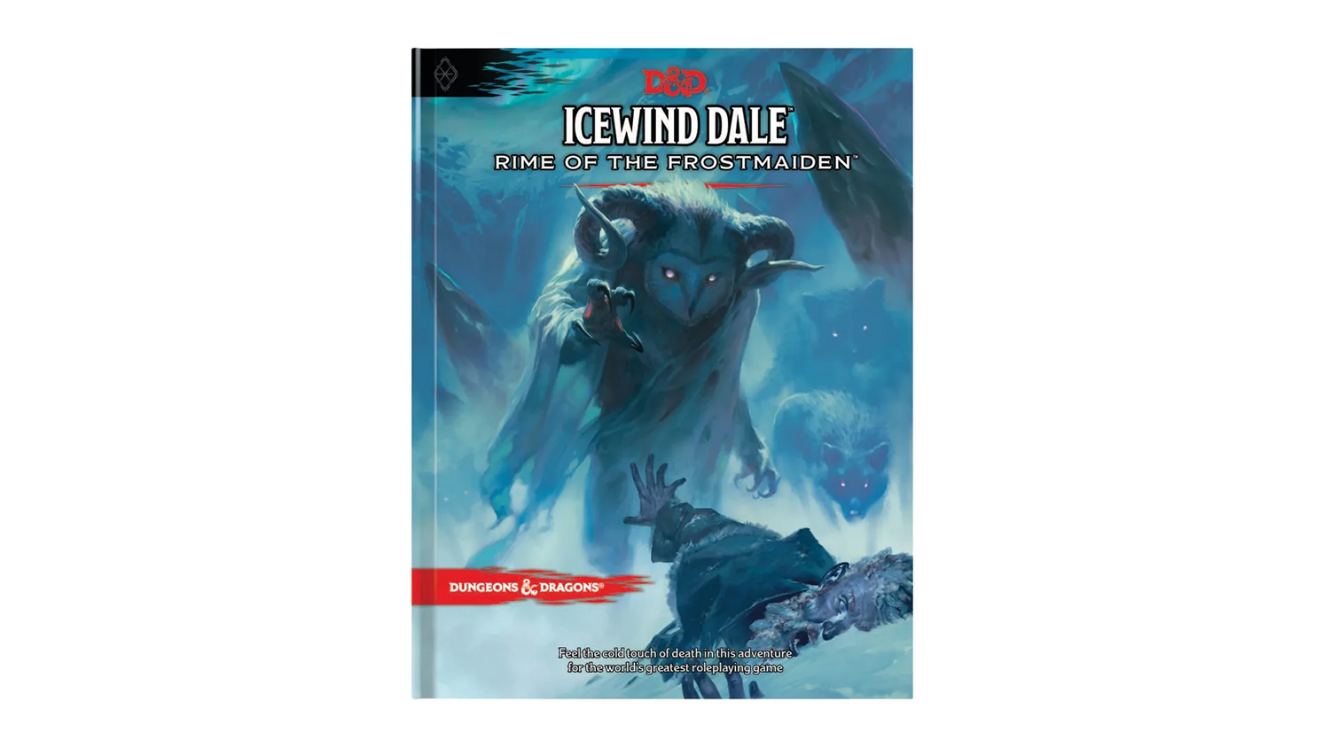 A book cover of the D&D Icewind Dale Rime of the Frostmaiden