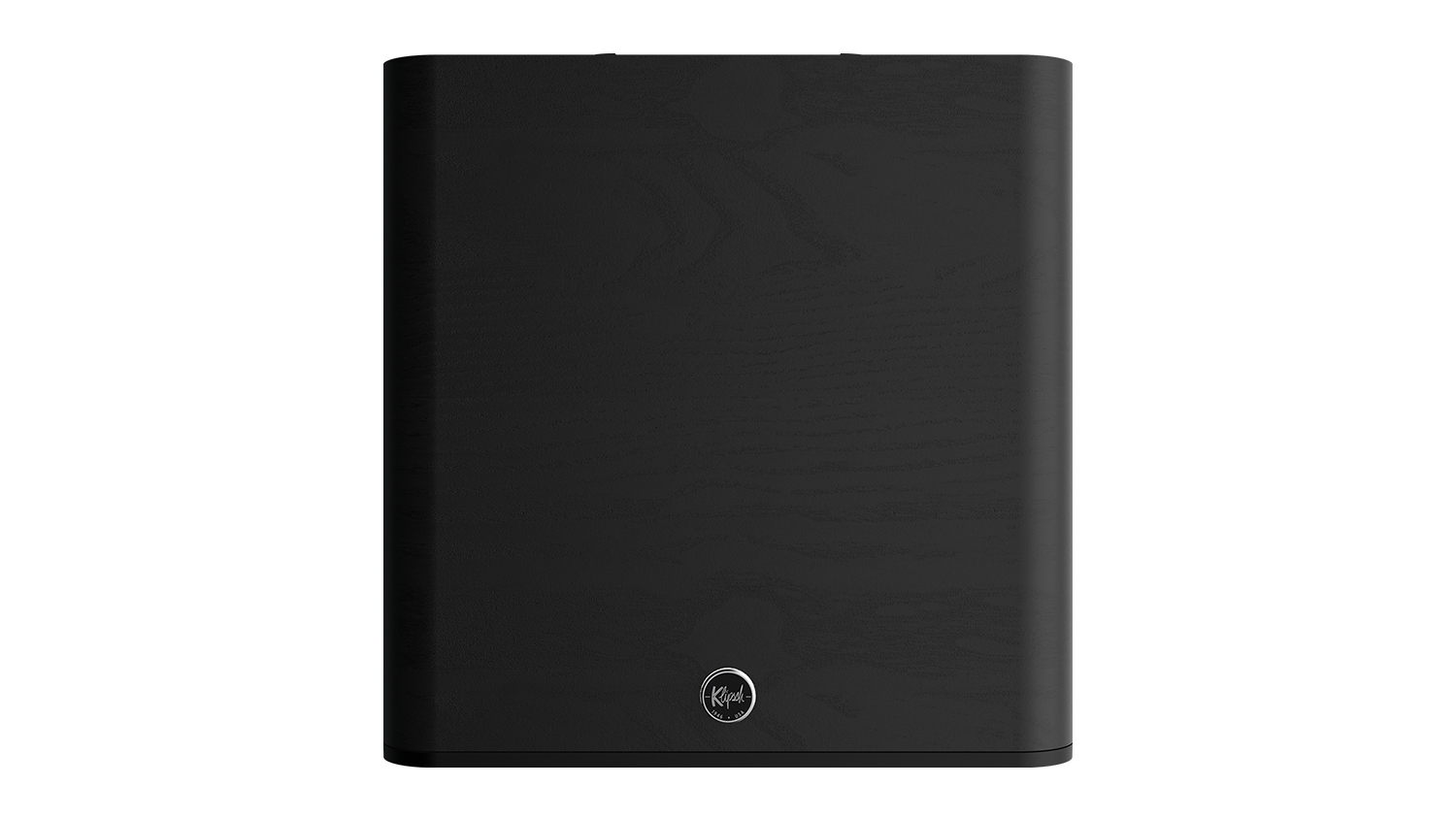 A black Klipsch Flexus Sub 200 subwoofer
