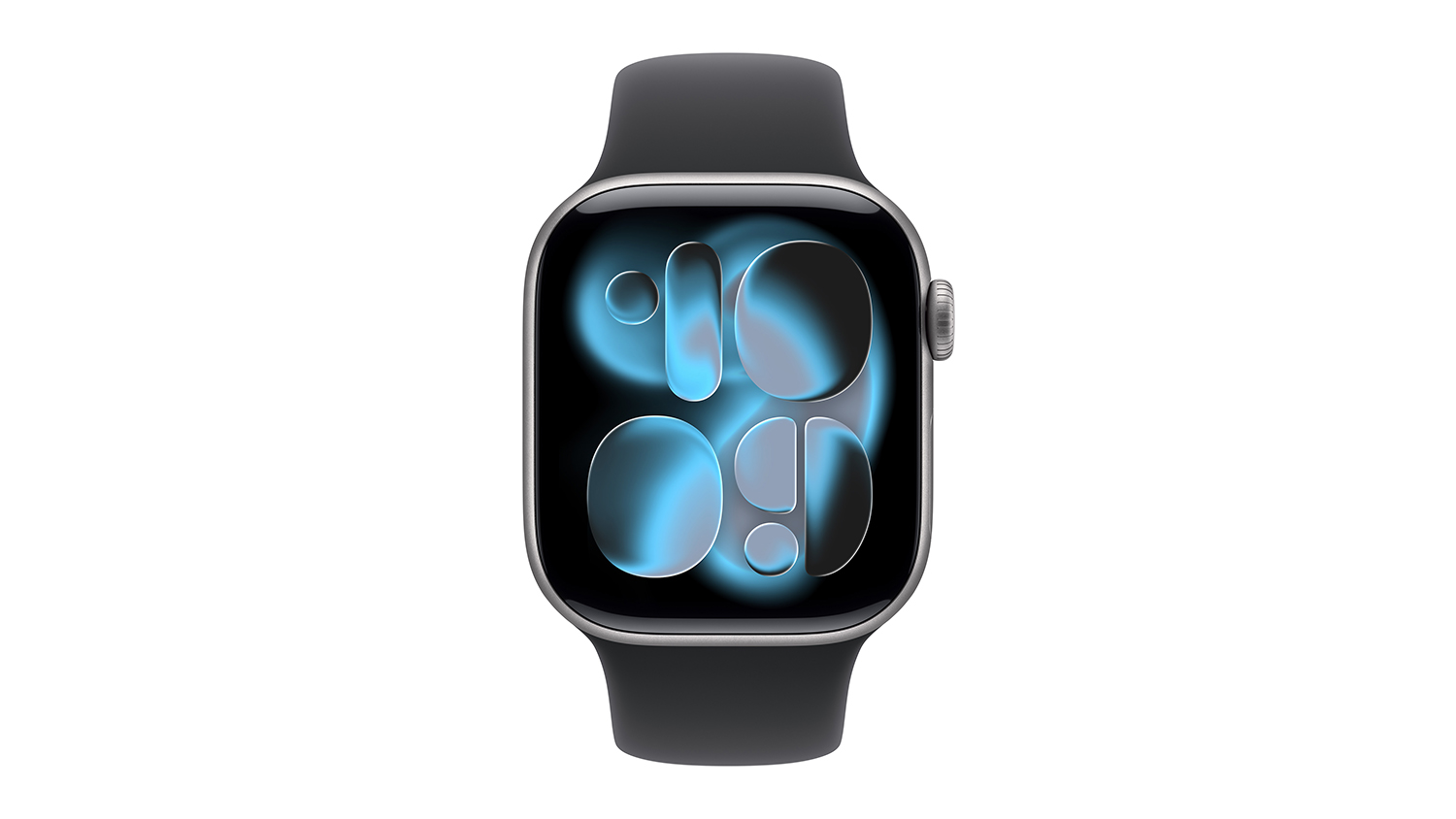 Apple Watch Series 11 - Space Grey Aluminium Case with Black Sport Band (42mm, GPS, Bluetooth, Small-Medium Band)