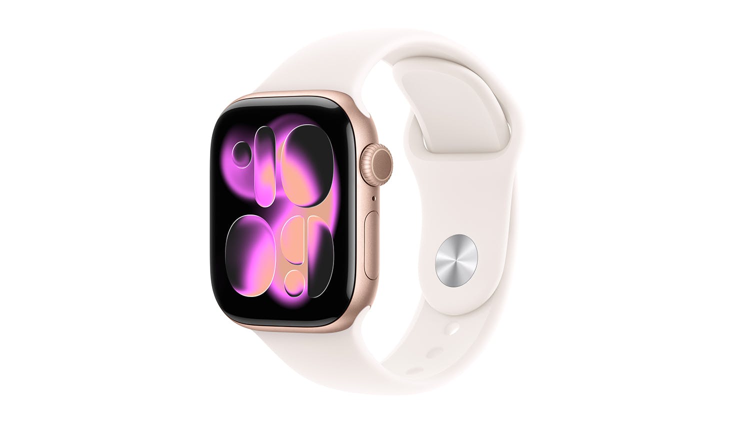 Apple Watch Series 11 Rose Gold Aluminium Case with Light Blush