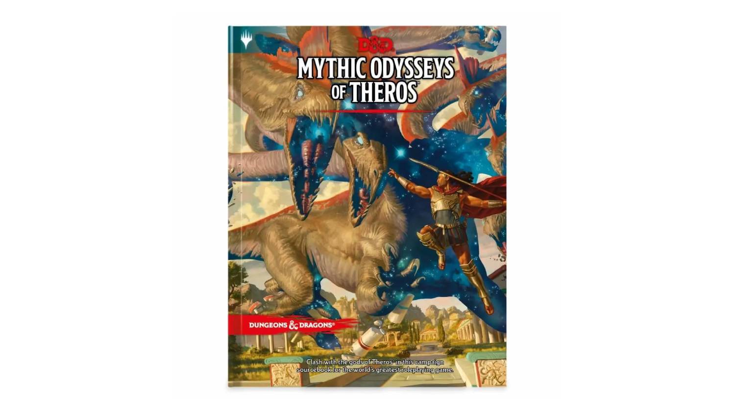 Dungeons and Dragons, D&D, Mythic Odysseys of Theros, D&D Theros, D&D 5e sourcebook, Theros campaign setting, Greek mythology D&D, D&D gods and piety, D&D magic items, D&D subclasses, D&D mythic monsters