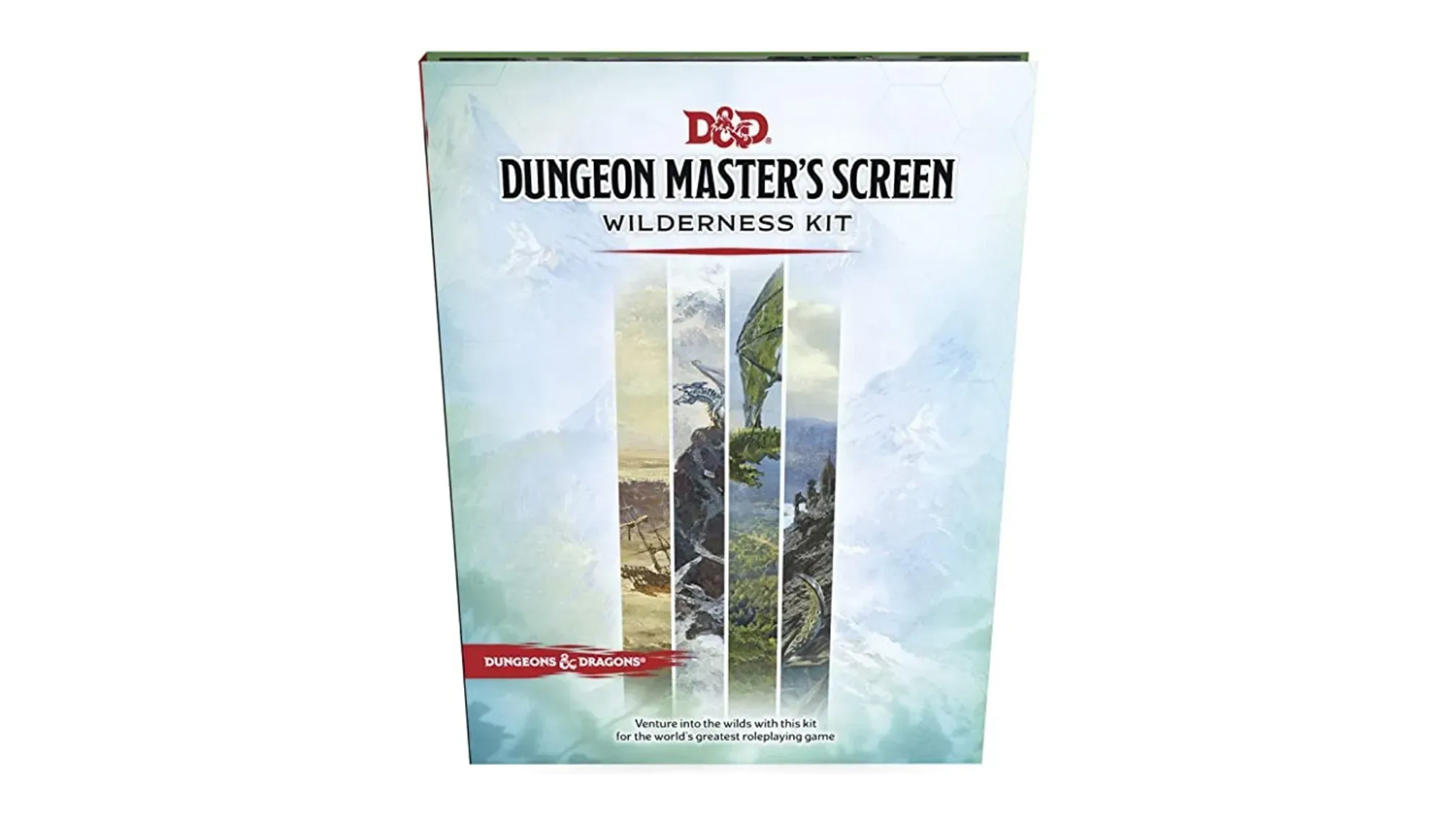 A book cover of the D&D Dungeon Master's Screen Wilderness Kit