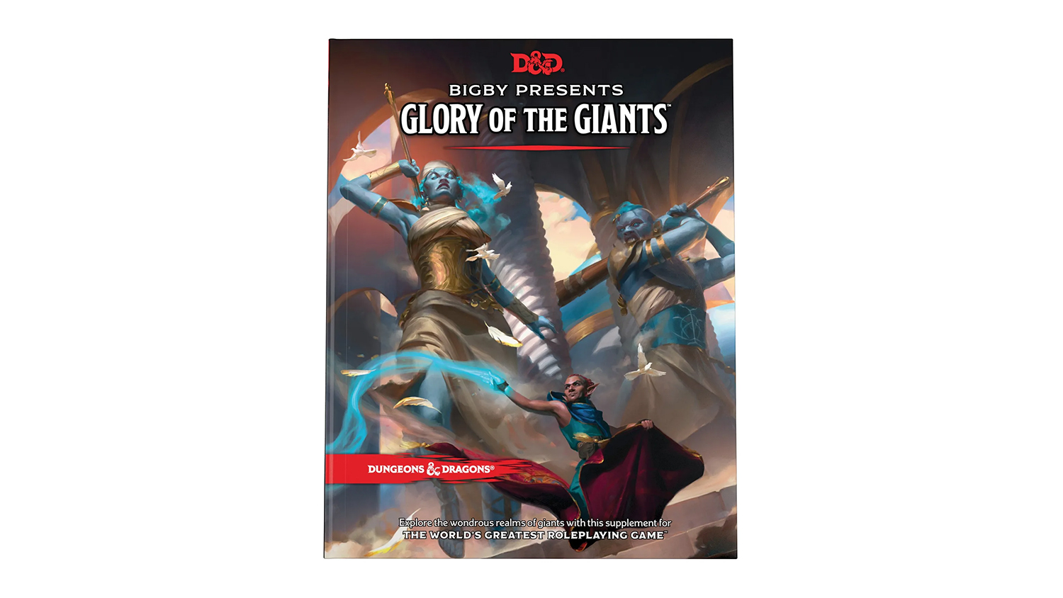 A book cover of the D&D - Bigby Presents: Glory of the Giants
