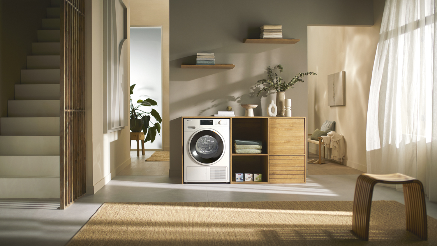 Miele 8kg Heat Pump Dryer - White (TWC340WP)