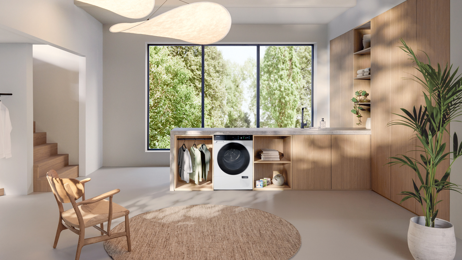 Miele 10kg Nova Front Loader Smart Washing Machine - White (WQ1200)