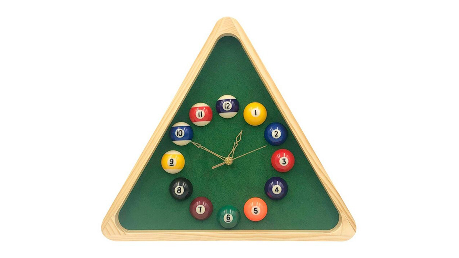 A HOD Novelty Wall Clock with billiard design