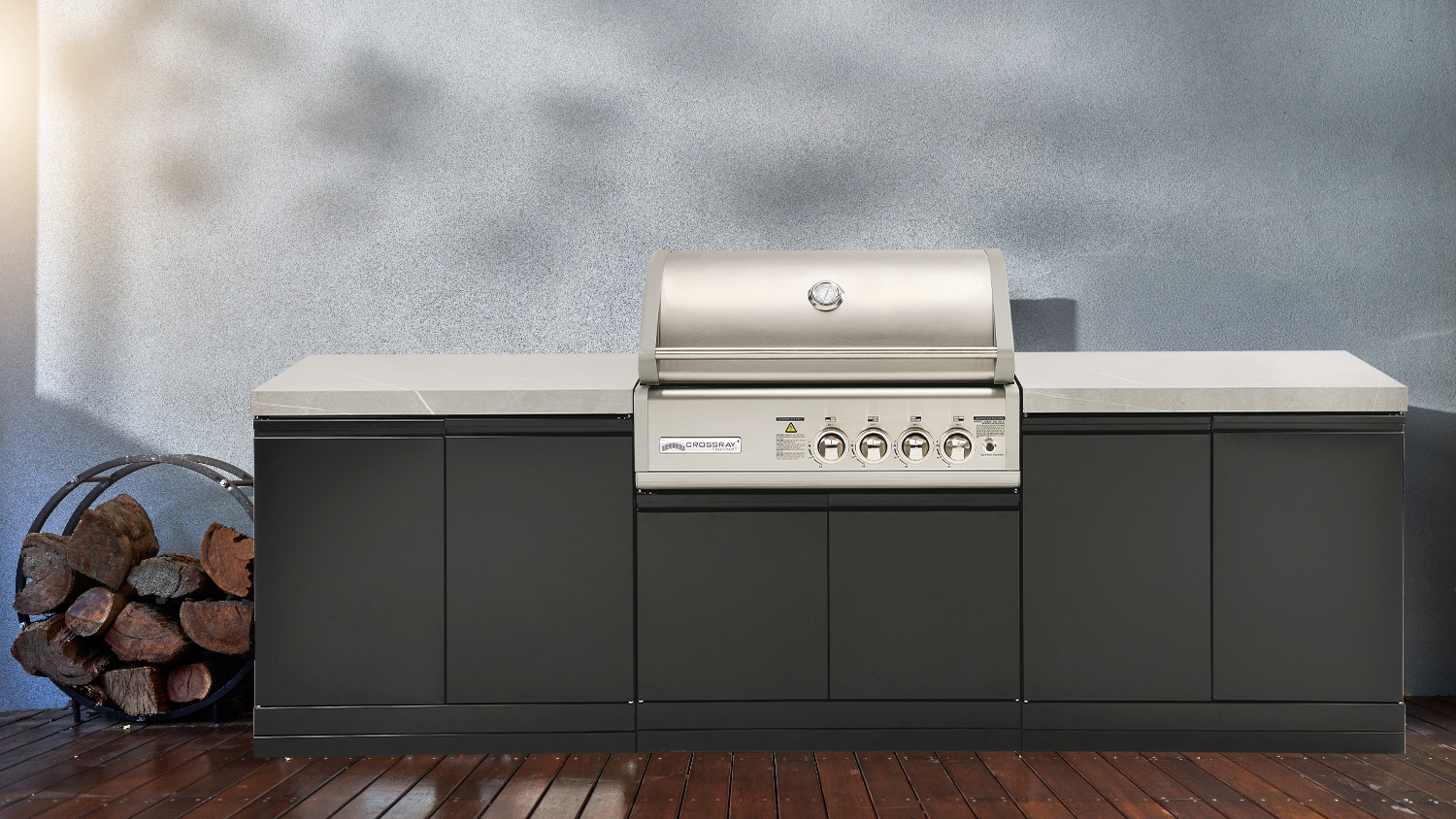 Crossray 4 Burner Outdoor Gas BBQ Kitchen