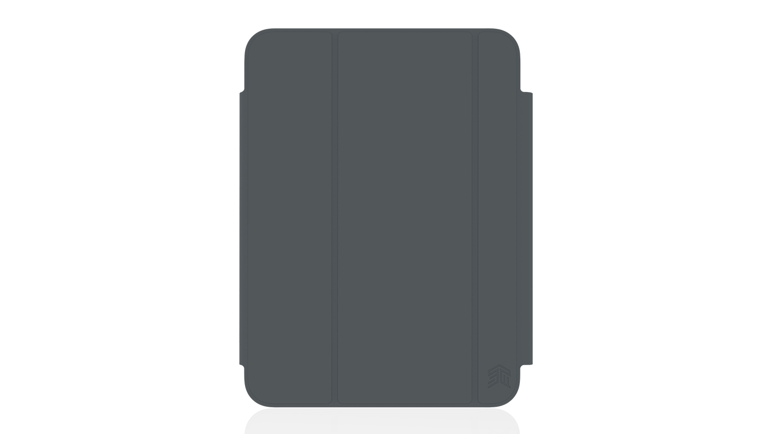 Front view of the grey STM Studio Max Case