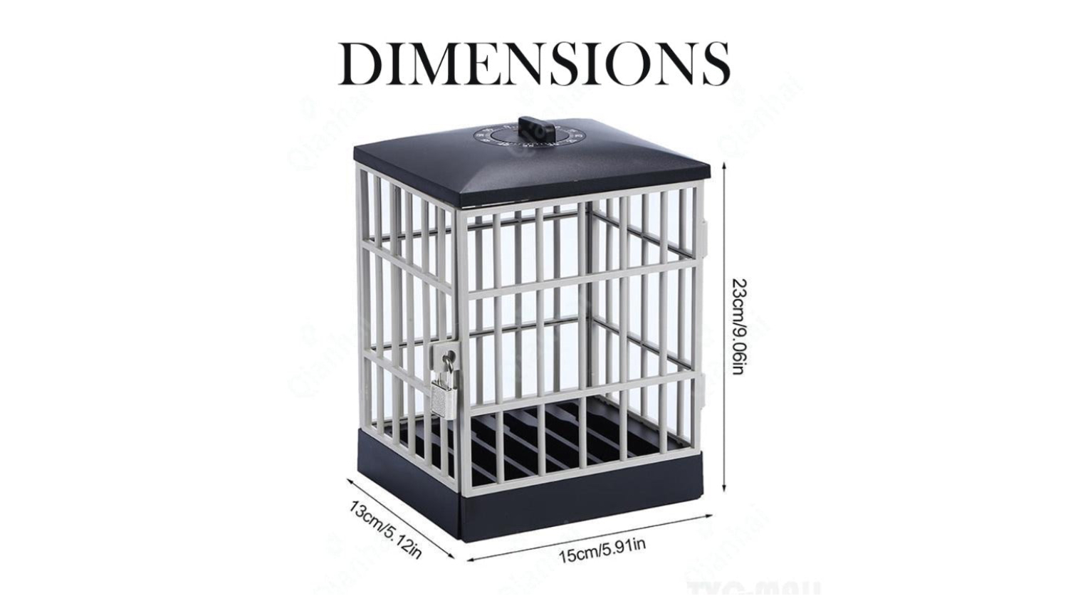 HOD Small Item Lockbox with Timer – Black