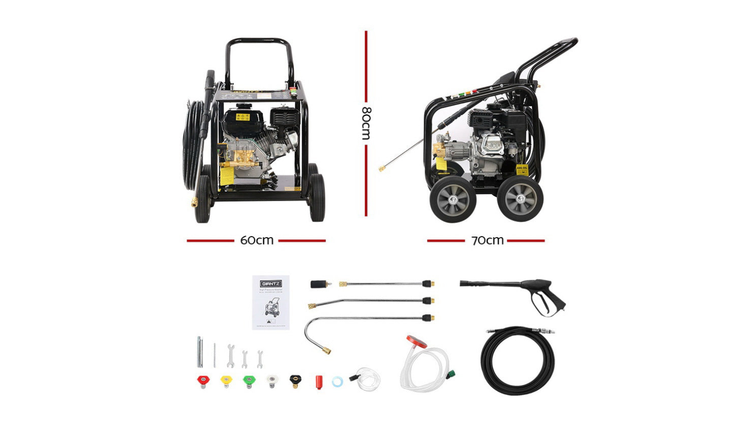 Giantz 4 Stroke Petrol Pressure Washer 4800PSI