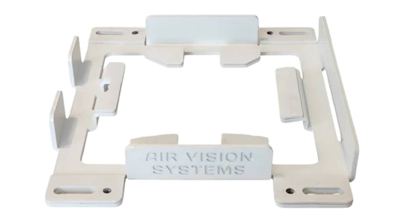 An ‘Air Vision Systems’ frame with slots and raised sections