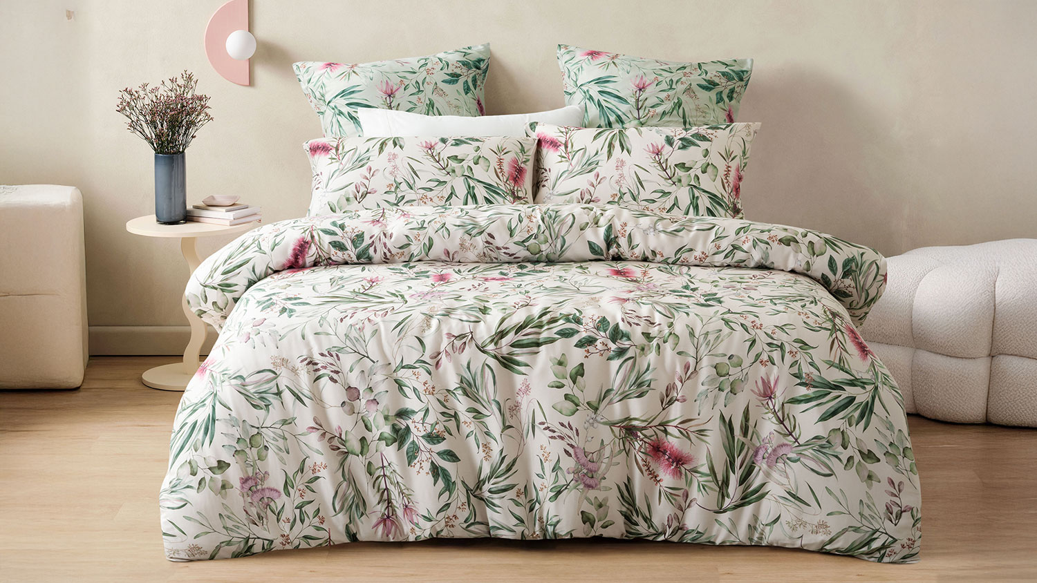 Lowen Berry Duvet Cover Set by Savona