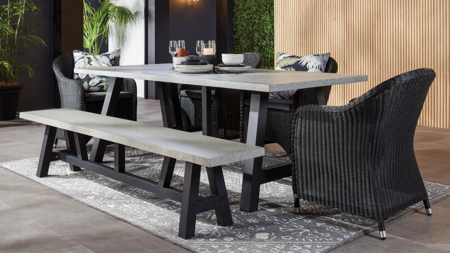 Toulouse 6 Piece Outdoor Dining Setting