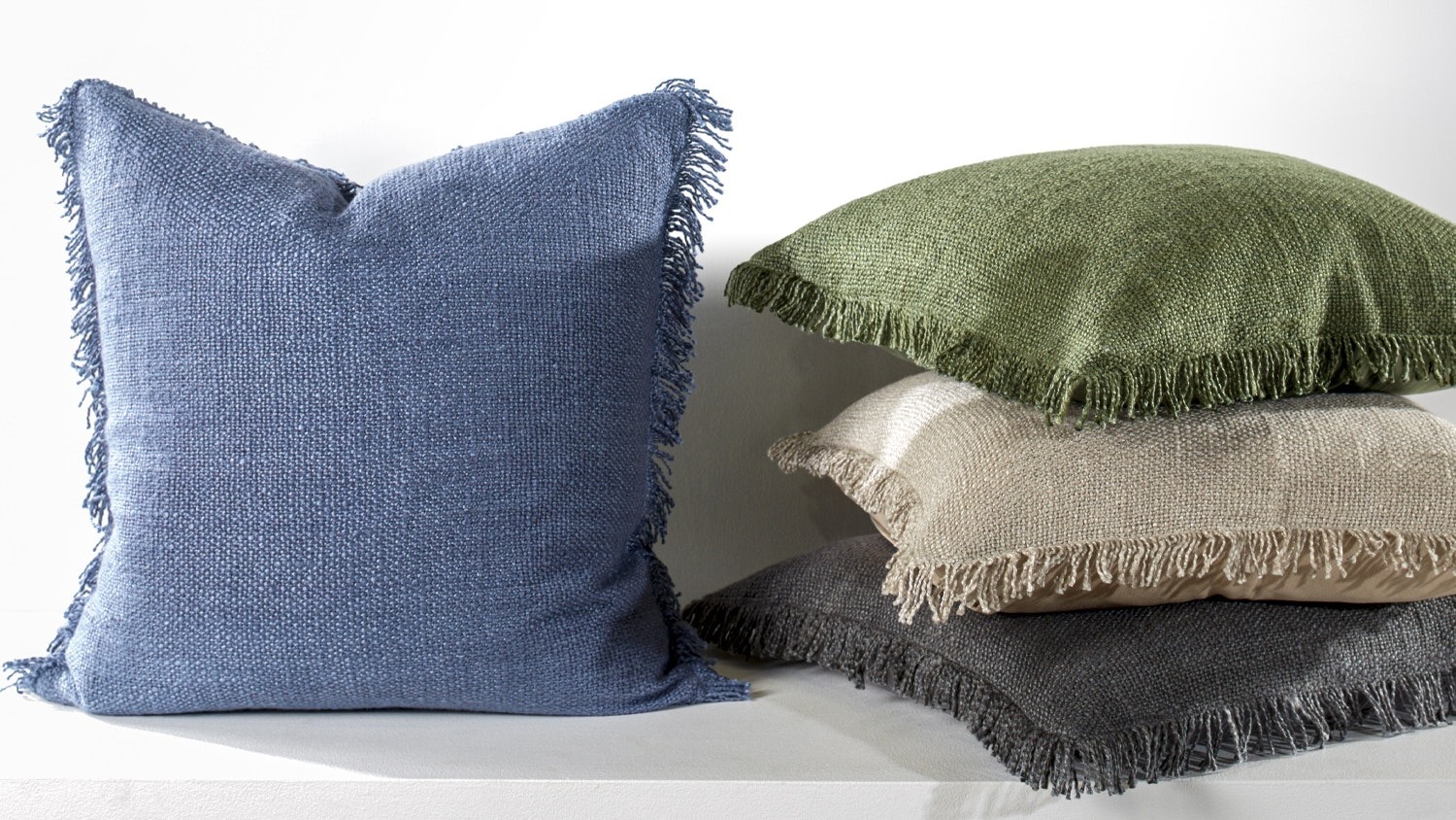 Harper Textured Square Cushion by L'Avenue