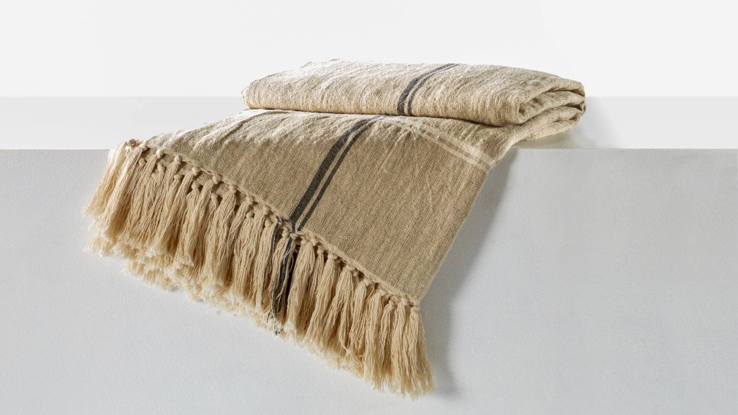 Manly Stripe Throw by L'Avenue