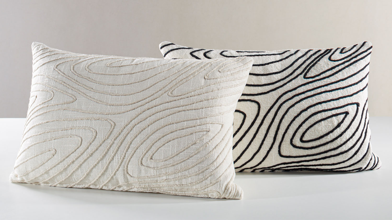 Amity Embroidered Cushion by L'Avenue
