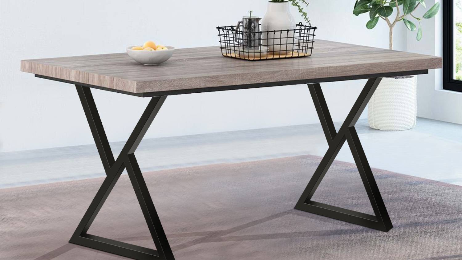 TSB Living Table Leg ZK 7145 - Metal Furniture Support Frame