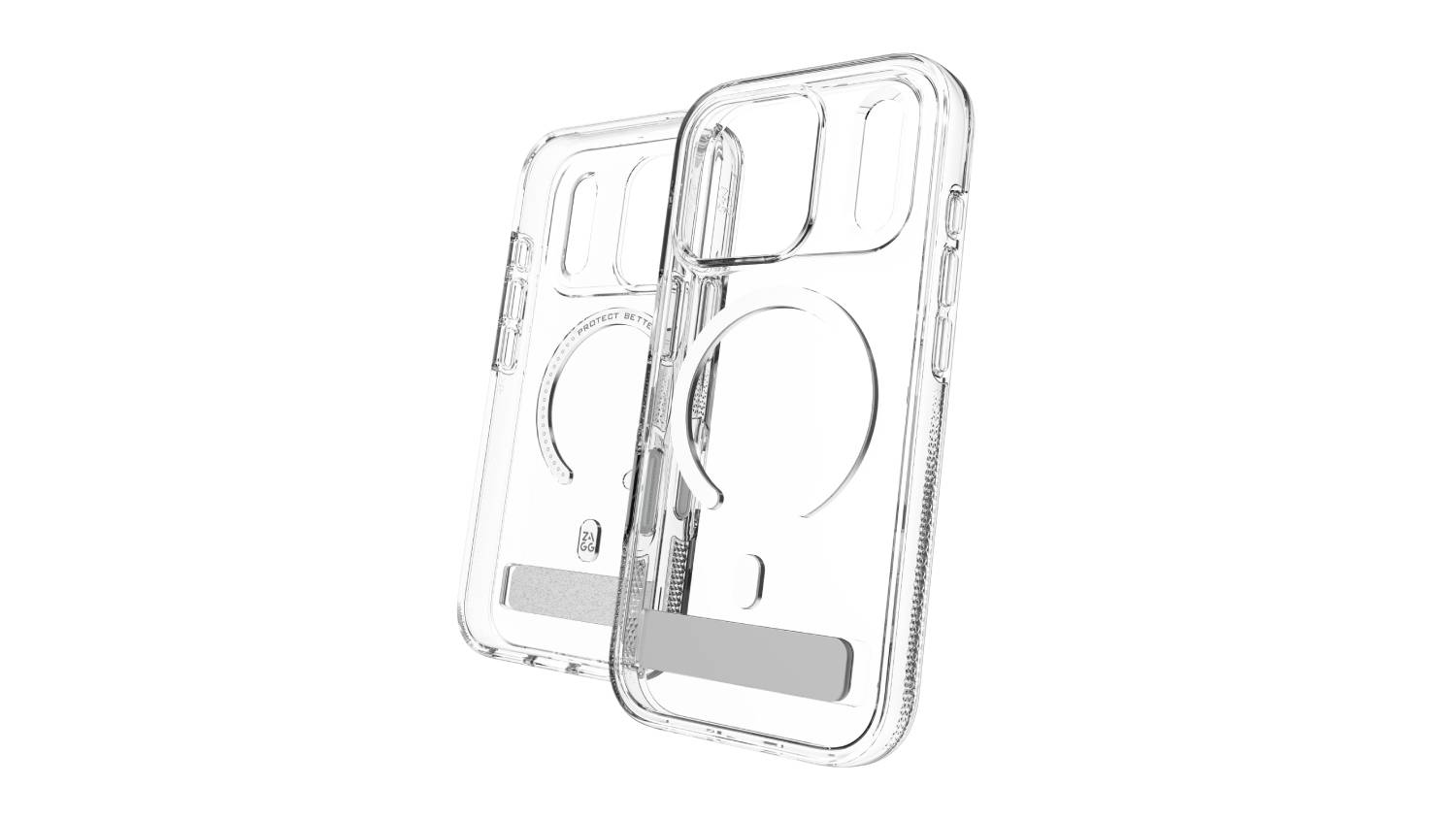 Zagg Crystal Palace Snap MagSafe Case with Kickstand for iPhone 17 Pro - Clear (702320823)