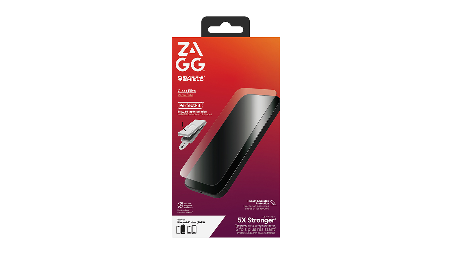 Zagg Glass Elite Screen Protector for iPhone Air - Clear (200118644)