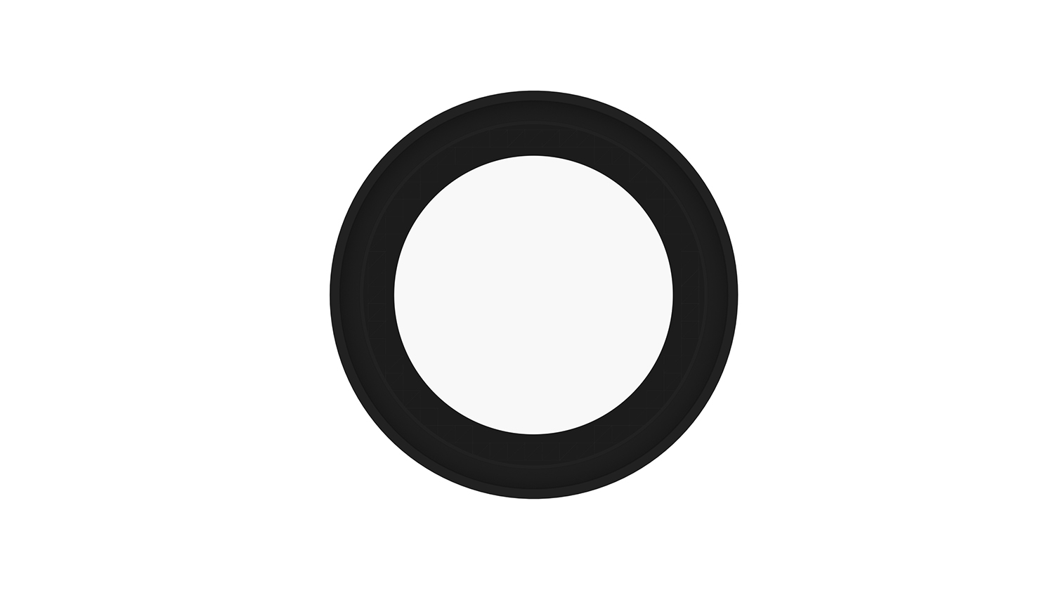 Front view of the Zagg Glass Elite Camera Rings Lens Protector for iPhone Air