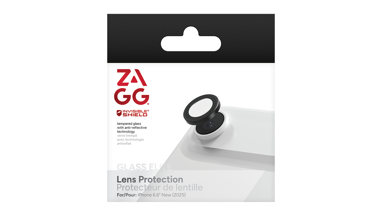Zagg Glass Elite Camera Rings Lens Protector for iPhone Air - Clear (200118679)