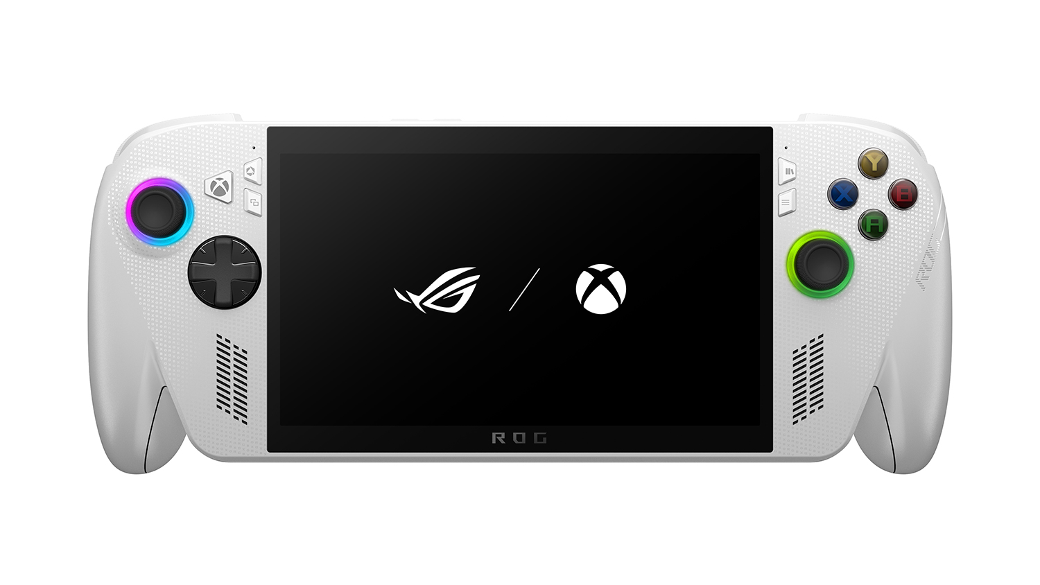 A front view of the Asus ROG Ally