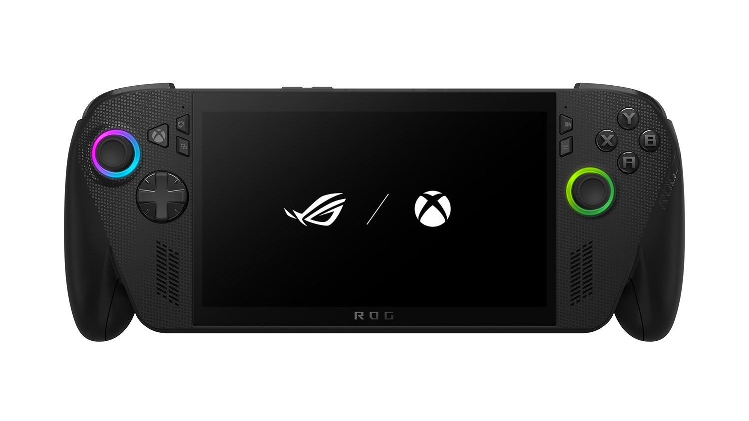 A front view of the Asus ROG Ally X