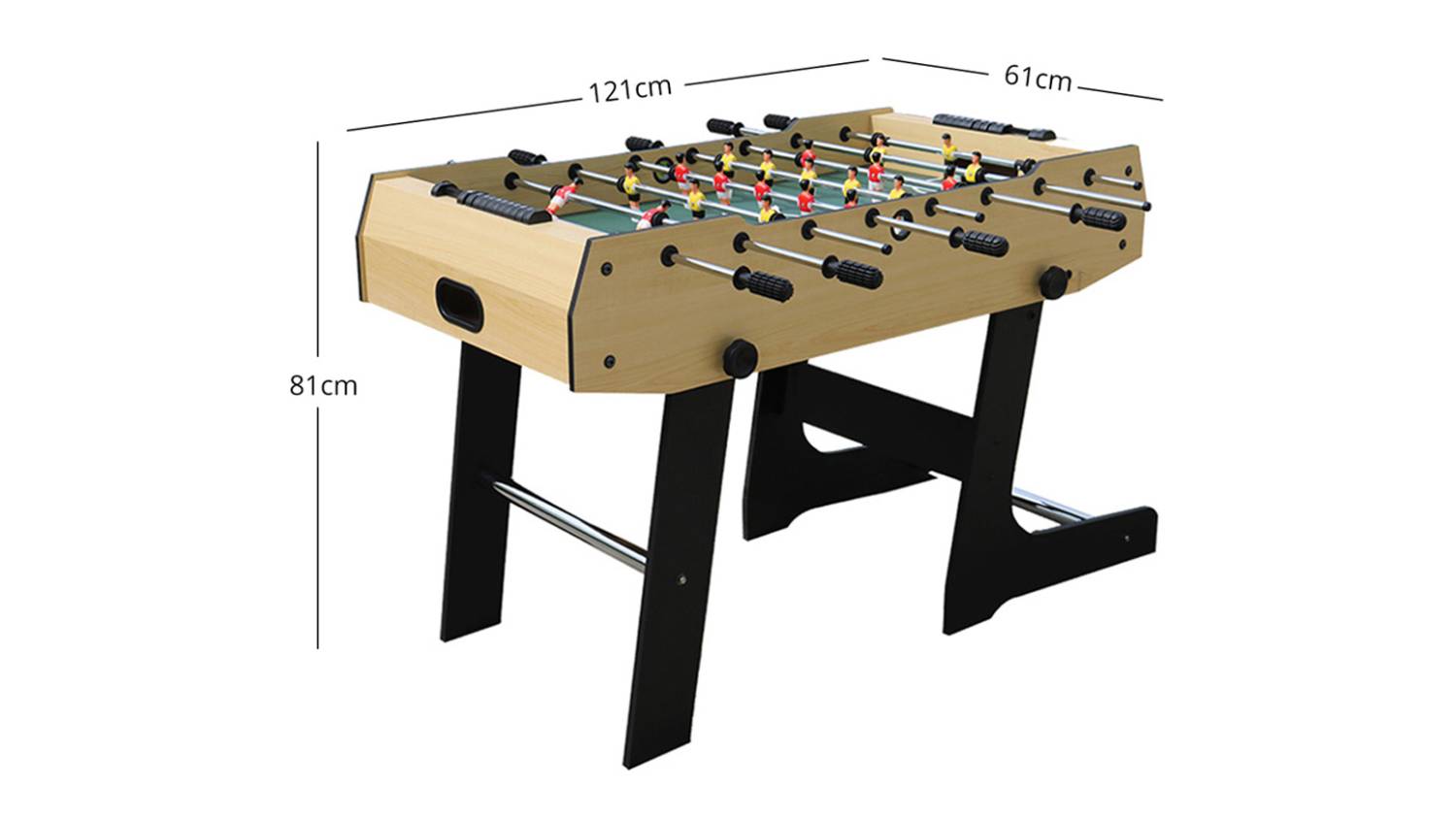TSB Living Foosball Table 4ft Foldable - Space-Saving Indoor Game Table