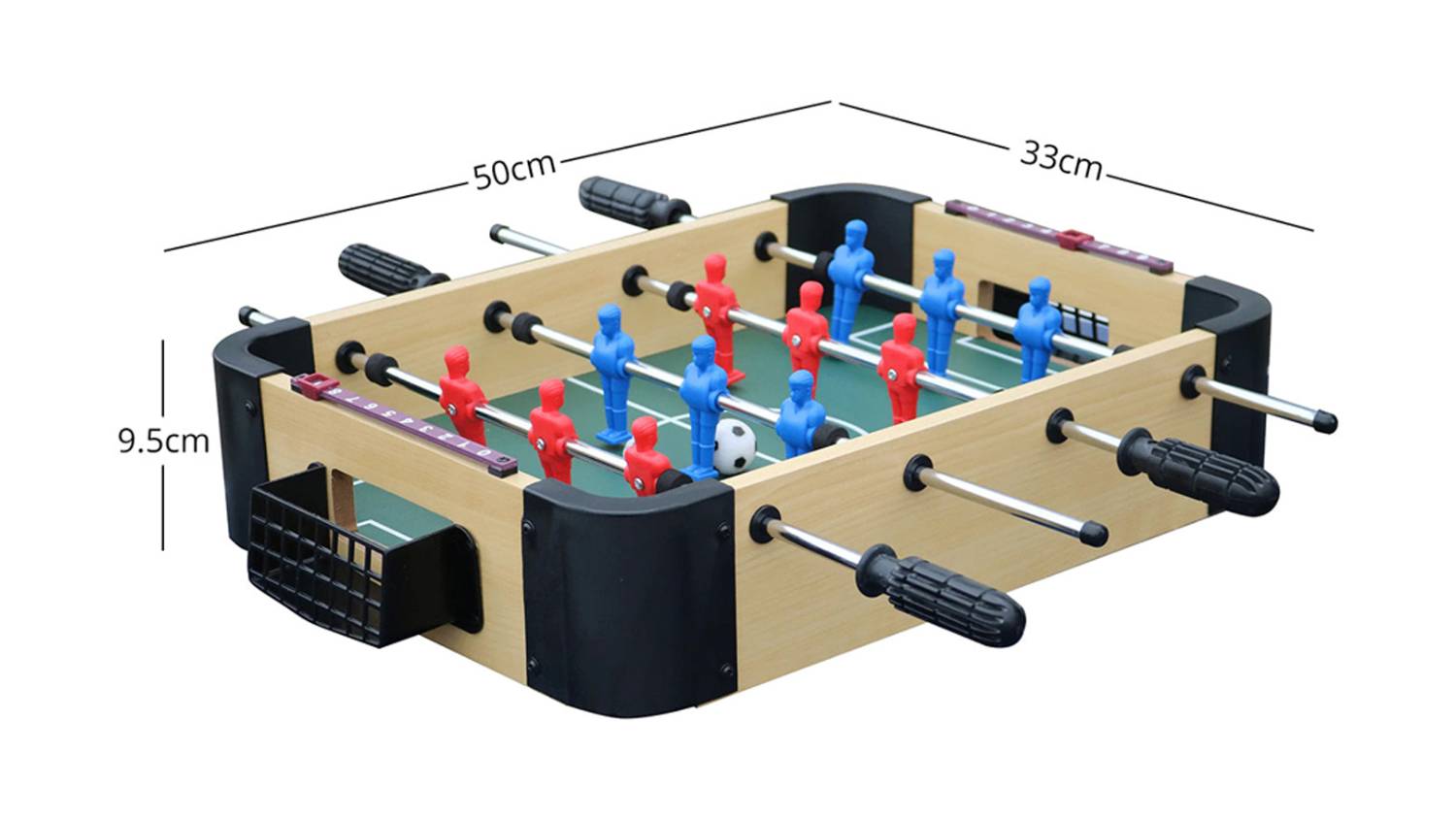 TSB Living Mini Foosball Table - Compact Soccer Game for Kids and Adults