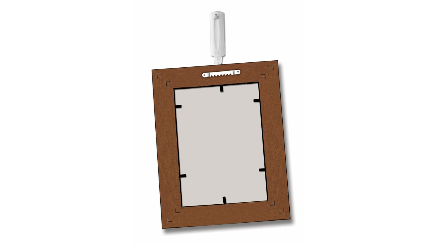 3M Command Large Sawtooth Picture Hanger - 1 Pack/White (17040/ 7000037944)