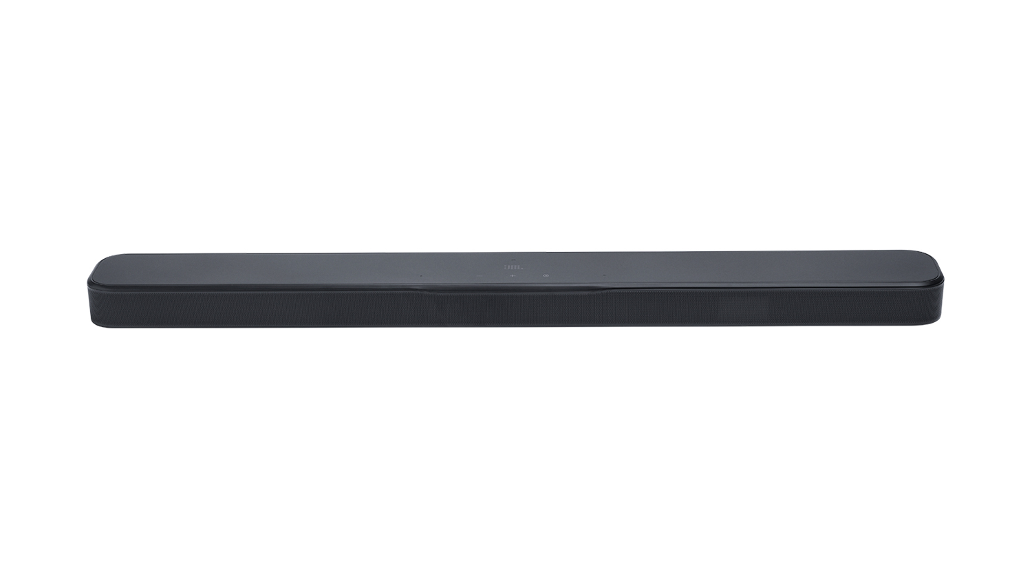 A front view of the black JBL Bar 300MK2 450W 5.0 Channel wireless soundbar
