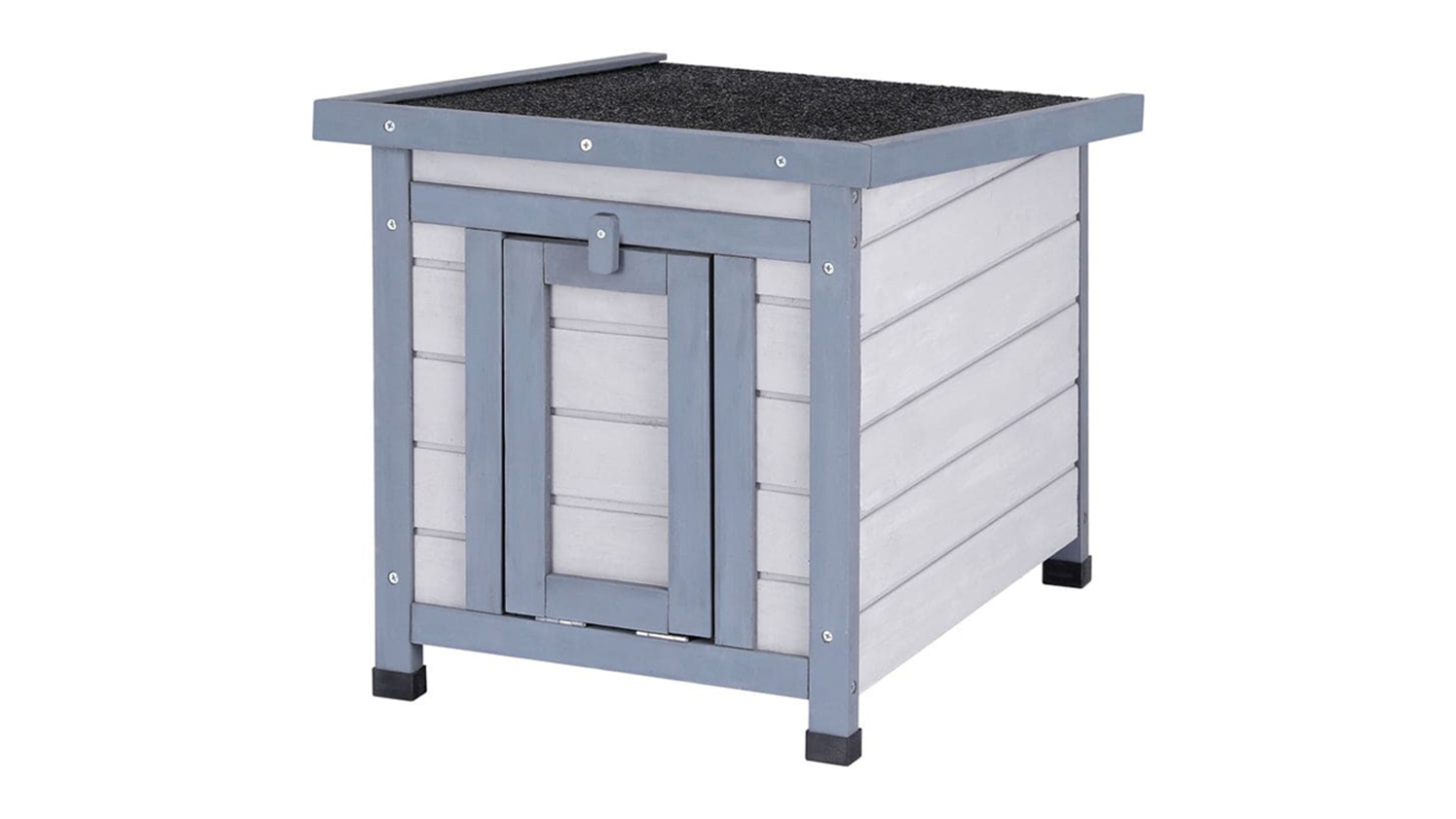 A left angle of an indoor rabbit hutch