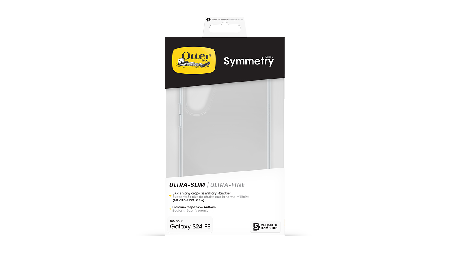 Otterbox Symmetry Case for Samsung Galaxy S24 FE - Clear (77-97076)