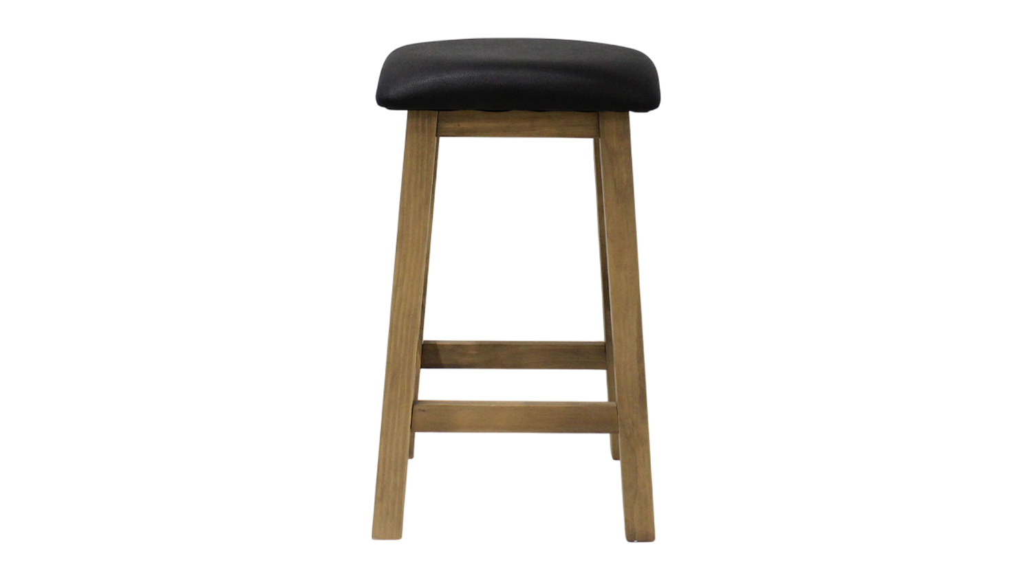 Front view of the Barclay Bar Stool with padded seating