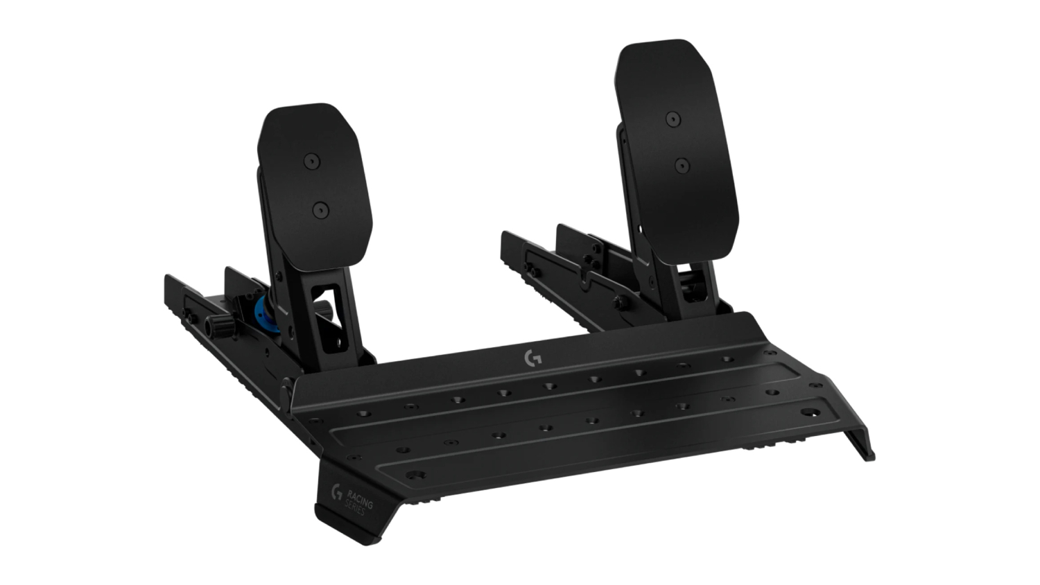 An angled front view of the Logitech G RS Pedals