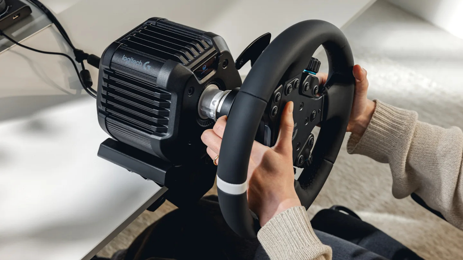 Logitech G RS50 System Racing Wheel & Base for PlayStation/PC - Black (941-000269)