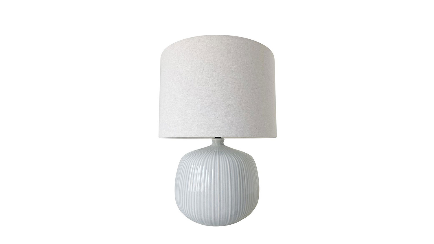 Kailani 52cm Light Blue Ceramic Table Lamp, refined elegance with style, modernity and soft ambient lighting