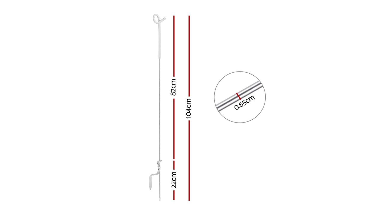 Giantz Anti-Rust Electric Steel Tape Fencing