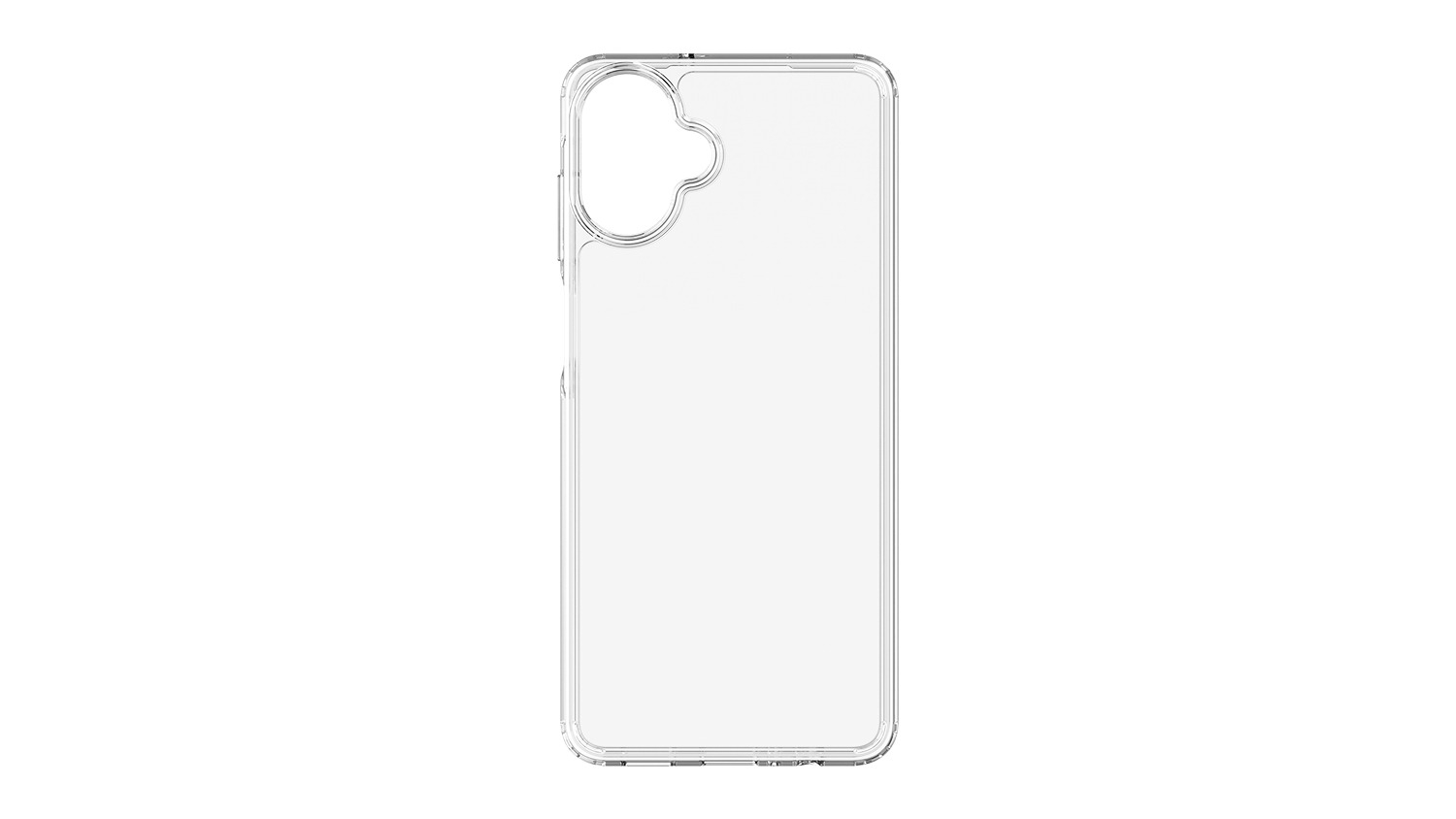 A clear phone case for the Samsung Galaxy A07