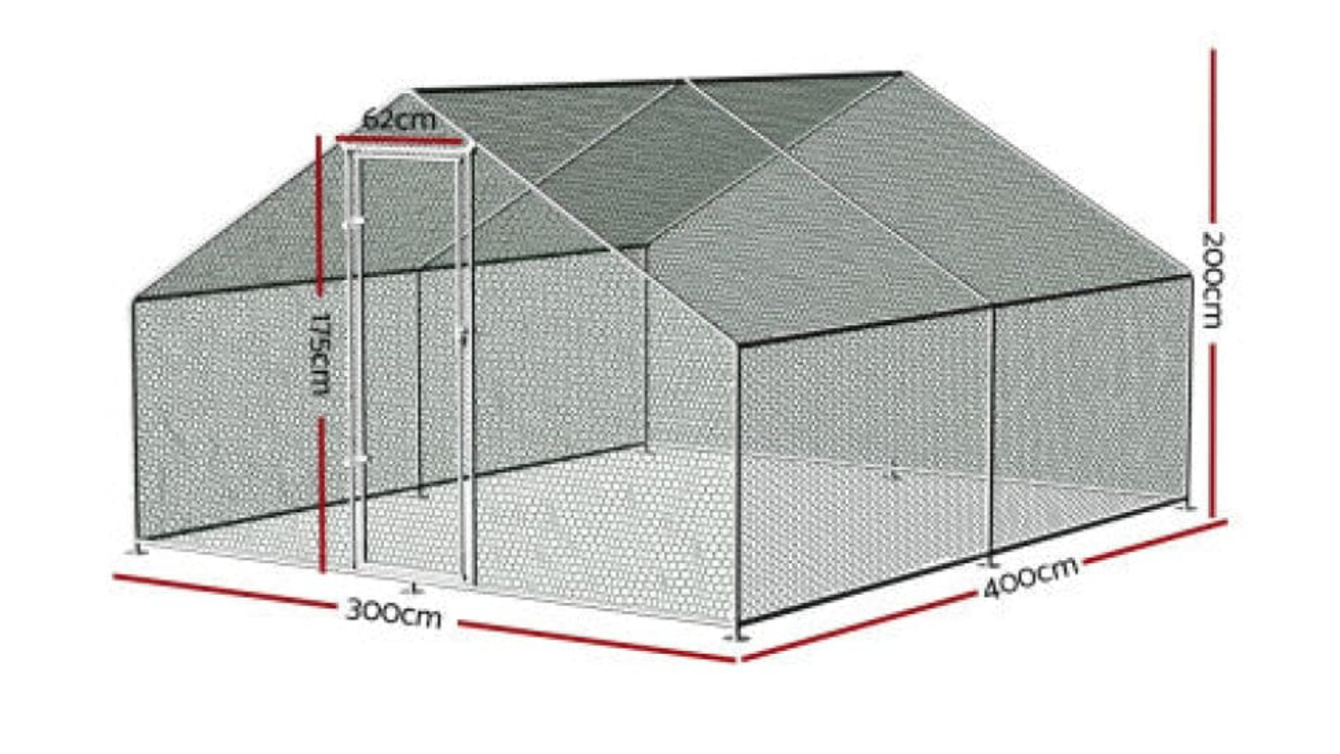 I.Pet Walk In Hen Enclosure Cover