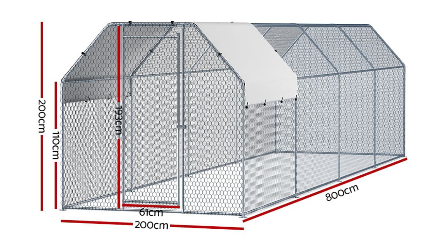 I.Pet Spacious Walk In Chicken Coop