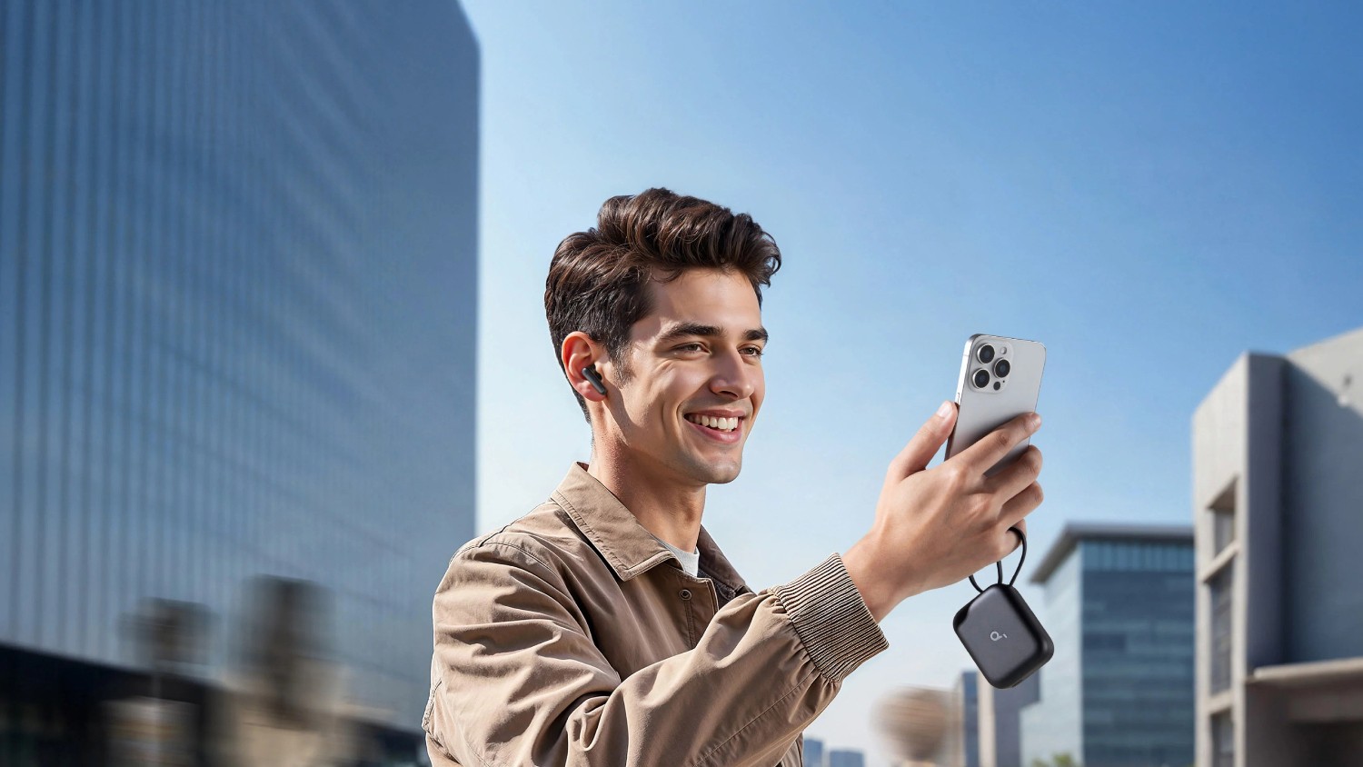 Soundcore P41i Adaptive Noise Cancelling True Wireless In-Ear Headphones with Built-In Portable Phone Charger - Black (A3937Z11)