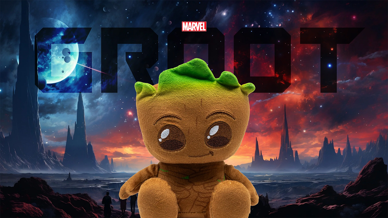 Bitty Plush Portable Bluetooth Speaker - Marvel: Groot