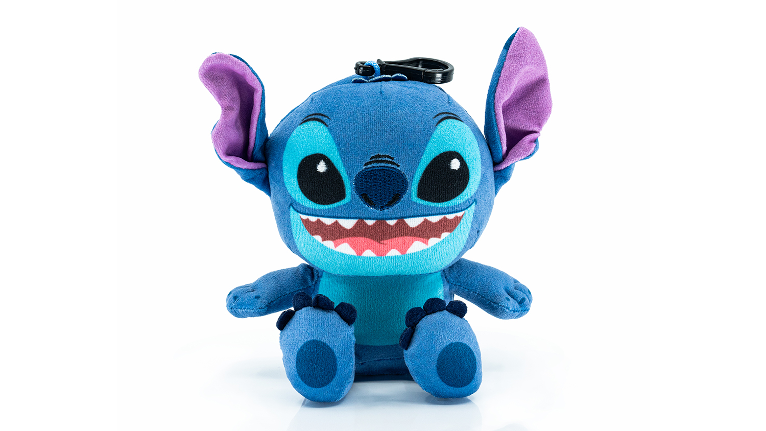 Front view of the Bitty Plush Speaker with Disney Stitch design