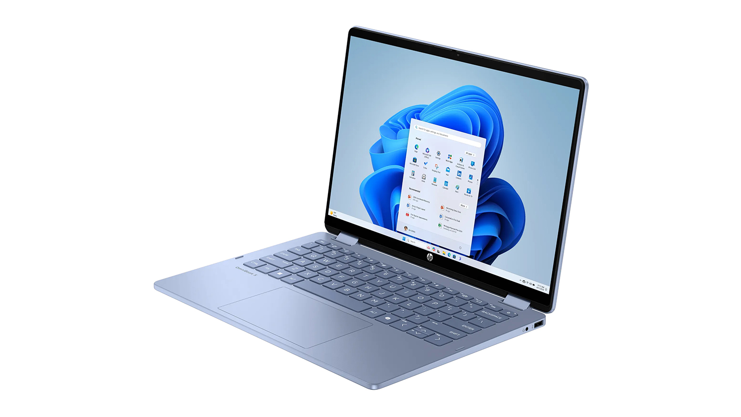 HP OmniBook 5 Flip 14" 2-in-1 Laptop - Intel Core i5 16GB-RAM 1TB-SSD - Sky blue (14-fp0002TU)