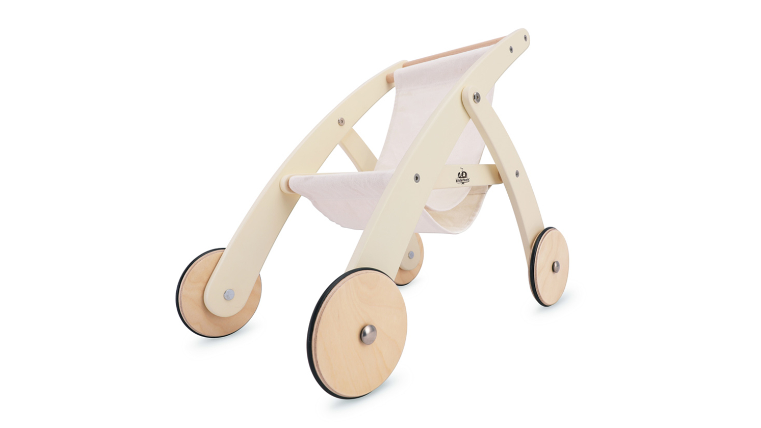 Kinderfeets Wooden Dolls Stroller