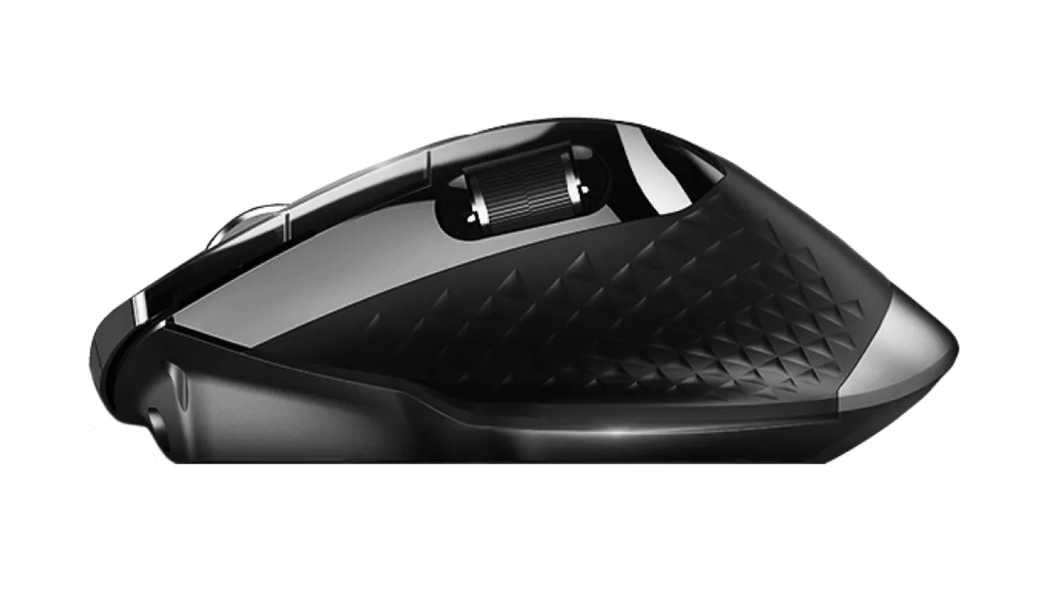 A Rapoo MT550 Wireless Multi-Mode Optical Mouse with textured grip