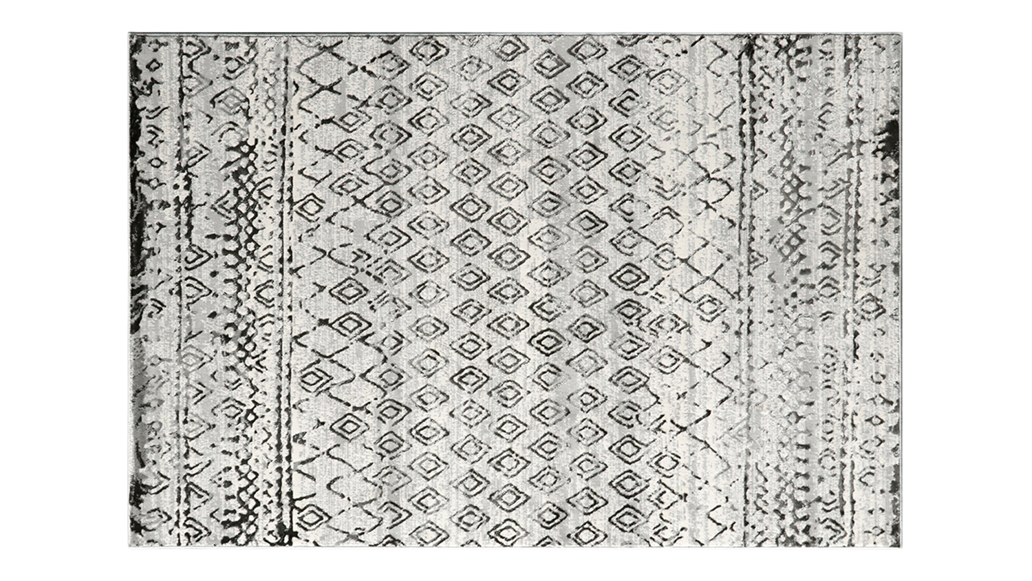 A horizontal front view of the ava rug