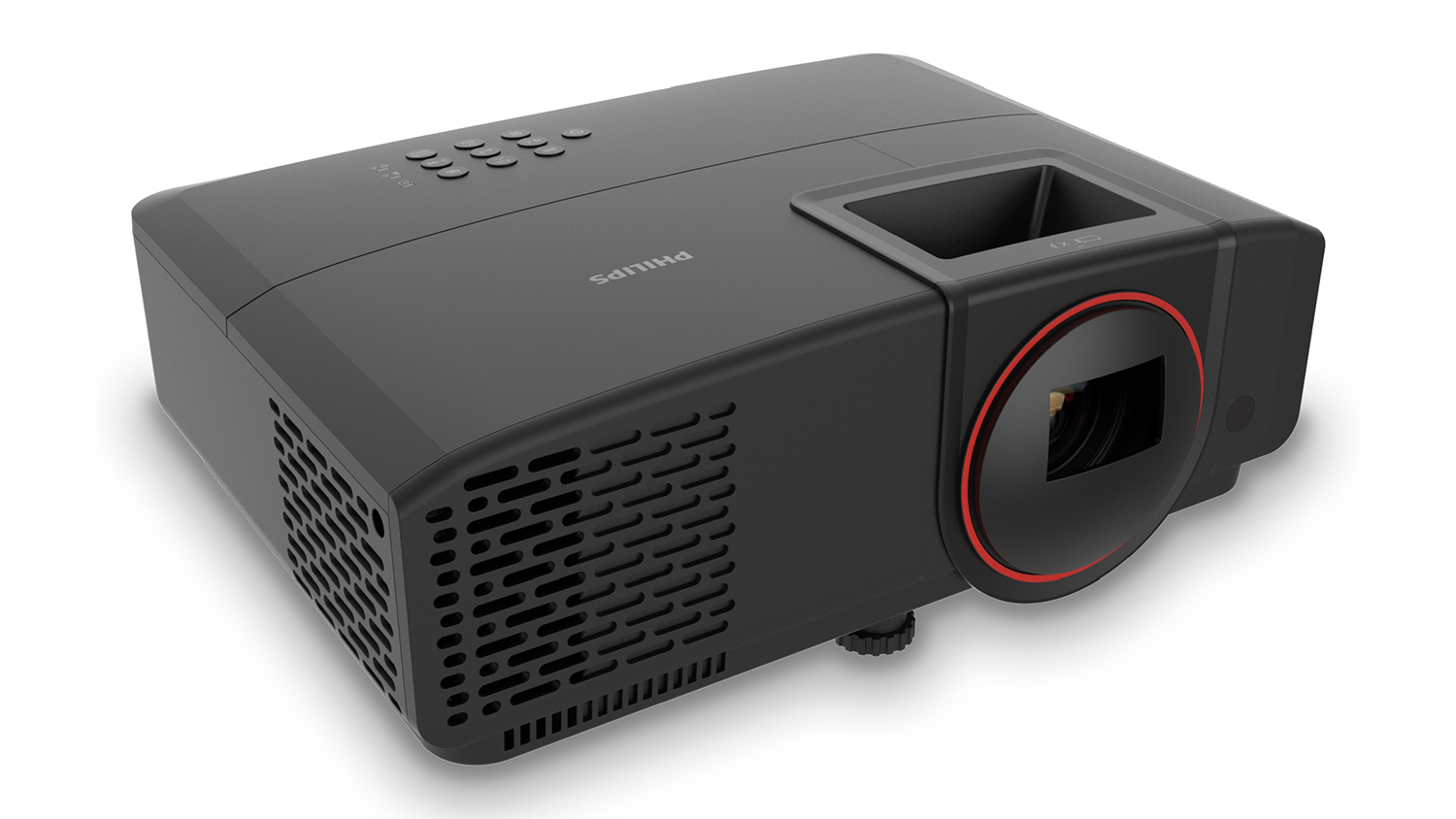 A Philips GamePix 800 FHD Smart Gaming Projector in vibrant black