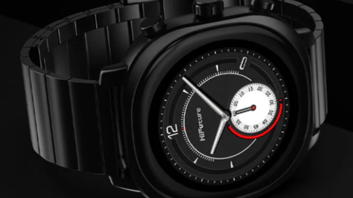 HiFuture AIX Amoled Stainless Steel Smart Wrist Watch